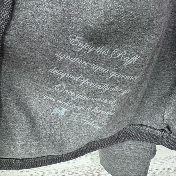 RAFFI Full Zip Varsity Jersey Knit Jacket Gray XL - Picture 9 of 11